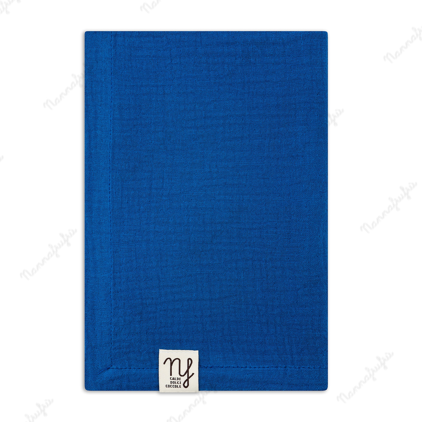 Nannafrufru Mussola Royal Blue in Cotone